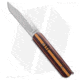 Chuck Gedraitis Knives Swiss Army Switchblade Automatic Folding Knife, 3.25in, CPM 154, Clip Point Blade, Richlite, Brown/Purple Handle, Brown/Purple/Gray, 7.25 inch, BHQ-185464