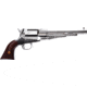 Cimarron Arms 1858 New Model Army Revolver, .45 Long Colt, 8in Barrel, Fixed, Nickel Frame, Wood Grip, 6 Round Cylinder, CA1000N00