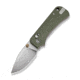 CIVIVI Baby Banter 2 - TG Thumb Stud &amp; Crossbar Lock Knife Milled Green / Red G10 Handle (2.34" Satin Finished 14C28N Blade)