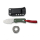 CIVIVI Baby Banter Fixed Blade Knife, 2.39 in, Nitro-V Steel Stonewashed Blade, Drop Point Blade, Canvas Micarta Green Handle, C23045-2