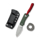 CIVIVI Baby Banter Fixed Blade Knife, 2.39 in, Nitro-V Steel Stonewashed Blade, Drop Point Blade, Canvas Micarta Green Handle, C23045-2