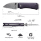 CIVIVI Baby Banter Wharncliffe Knife - C19068SC-2