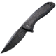 CIVIVI Baklash Linerlock Folding Knife, Black G10 handle with carbon fiber onlay, C801I