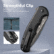 CIVIVI Button Lock Praxis Knife - C18026E-DS1