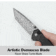 CIVIVI Button Lock Brazen Flipper &amp; Thumb Stud Knife Twill Carbon Fiber Overlay On Black G10 Handle 3.46inch Damascus Blade