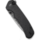 CIVIVI Button Lock Brazen Flipper &amp; Thumb Stud Knife Twill Carbon Fiber Overlay On Black G10 Handle 3.46inch Damascus Blade