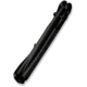 CIVIVI Sentinel Strike Ii Flipper &amp; Thumb Stud &amp; Button Lock Knife Black Aluminum Handle With Black Frn Integral Spacer