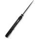 CIVIVI Sentinel Strike Ii Flipper &amp; Thumb Stud &amp; Button Lock Knife Black Aluminum Handle With Black Frn Integral Spacer