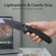 CIVIVI Sentinel Strike Ii Flipper &amp; Thumb Stud &amp; Button Lock Knife Black Aluminum Handle With Black Frn Integral Spacer