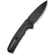 CIVIVI Sentinel Strike Ii Flipper &amp; Thumb Stud &amp; Button Lock Knife Black Aluminum Handle With Black Frn Integral Spacer