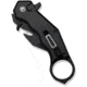 CIVIVI Amaroq Flipper &amp; Thumb Stud &amp; Button Lock Knife Black Aluminum Handle 2.11inch Black Stonewashed Nitro-v Blade