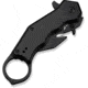 CIVIVI Amaroq Flipper &amp; Thumb Stud &amp; Button Lock Knife Black Aluminum Handle 2.11inch Black Stonewashed Nitro-v Blade