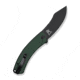 CIVIVI Outlaw Muk Flipper &amp; Button Lock Knife Teal Green G10 Handle 3.47inch Black Stonewashed 14c28n Blade
