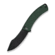 CIVIVI Outlaw Muk Flipper &amp; Button Lock Knife Teal Green G10 Handle 3.47inch Black Stonewashed 14c28n Blade