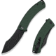 CIVIVI Outlaw Muk Flipper &amp; Button Lock Knife Teal Green G10 Handle 3.47inch Black Stonewashed 14c28n Blade
