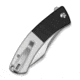 CIVIVI Outlaw Muk Flipper &amp; Button Lock Knife Black &amp; White G10 Handle 3.47inch Satin Finished 14c28n Blade