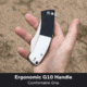 CIVIVI Outlaw Muk Flipper &amp; Button Lock Knife Black &amp; White G10 Handle 3.47inch Satin Finished 14c28n Blade