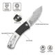 CIVIVI Outlaw Muk Flipper &amp; Button Lock Knife Black &amp; White G10 Handle 3.47inch Satin Finished 14c28n Blade