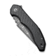 CIVIVI Bluetick Flipper Knife Carbon Fiber Overlay On Black G10 Handle