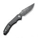 CIVIVI Bluetick Flipper Knife Carbon Fiber Overlay On Black G10 Handle