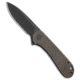 Civivi CIVIVI Elementum Liner Lock Knife Brass 2.9" Black Stonewash, Brass, D2, adult, BHQ-102828