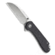 Civivi CIVIVI Elementum Wharncliffe Liner Lock Blk Micarta 3" Satin C18062AF-3 *DISC*, Black, Nitro-V, adult, BHQ-229598