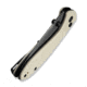CIVIVI Faeger Assisted Opening Folding Knife, 2.98in, Damascus, Drop Point, G10 Ivory Handle, Black, C24031-DS1