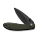 CIVIVI Faeger Flipper &amp; Thumb Stud &amp; Button Lock Knife Milled Od Green G10 Handle