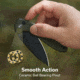 CIVIVI Faeger Flipper &amp; Thumb Stud &amp; Button Lock Knife Milled Od Green G10 Handle