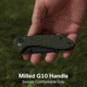 CIVIVI Faeger Flipper &amp; Thumb Stud &amp; Button Lock Knife Milled Od Green G10 Handle