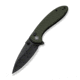 CIVIVI Faeger Flipper &amp; Thumb Stud &amp; Button Lock Knife Milled Od Green G10 Handle