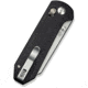 CIVIVI Yonder Thumb Stud &amp; Crossbar Lock Knife Black G10 Handle