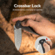 CIVIVI Yonder Thumb Stud &amp; Crossbar Lock Knife Black G10 Handle
