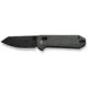 CIVIVI Yonder Thumb Stud &amp; Crossbar Lock Knife Dark Green Canvas Micarta Handle
