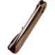 CIVIVI Elementum Folding Knife, 3.47in, Carbon Steel, Micarta Handle, Brown/Gray, C2103D
