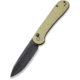 CIVIVI Elementum Folding Knife, 3.47in, Carbon Steel, Micarta Handle, Olive/Black, C2103B