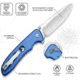 CIVIVI Hyperpulse Flipper &amp; Thumb Stud &amp; Button Lock Knife Aluminum Handle 3.5inch 14c28n Blade C23087a-2 - C23087A-2
