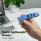 CIVIVI Hyperpulse Flipper &amp; Thumb Stud &amp; Button Lock Knife Aluminum Handle 3.5inch 14c28n Blade C23087a-2 - C23087A-2