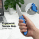 CIVIVI Hyperpulse Flipper &amp; Thumb Stud &amp; Button Lock Knife Aluminum Handle 3.5inch 14c28n Blade C23087a-2 - C23087A-2
