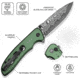 CIVIVI Hyperpulse Flipper &amp; Thumb Stud &amp; Button Lock Knife Aluminum Handle 3.5inch Damascus Blade C23087a-ds1 - C23087A-DS1