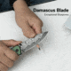 CIVIVI Hyperpulse Flipper &amp; Thumb Stud &amp; Button Lock Knife Aluminum Handle 3.5inch Damascus Blade C23087a-ds1 - C23087A-DS1