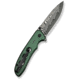 CIVIVI Hyperpulse Flipper &amp; Thumb Stud &amp; Button Lock Knife Aluminum Handle 3.5inch Damascus Blade C23087a-ds1 - C23087A-DS1