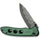 CIVIVI Hyperpulse Flipper &amp; Thumb Stud &amp; Button Lock Knife Aluminum Handle 3.5inch Damascus Blade C23087a-ds1 - C23087A-DS1