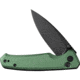 Civivi Knife Altus 2.97'' Green /blk Stonewash Button Lock