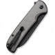 CIVIVI Chevalier Folding Knife, 3.4in, Carbon Steel, Sheepsfoot Blade, Aluminum Gray Handle, C20022B3