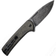 CIVIVI Conspirator Folding Knife, 3.48in, Damascus Blade, Micarta Handle, Green/Black, C21006DS1