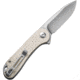 Civivi Knife Elementum 2.96'' Ivory G10/satin D2 Liner Lock