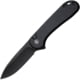 CIVIVI Elementum II Folding Knife, 2.96in, Carbon Steel, G10 Handle, Black Matte, C18062P1