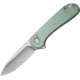 CIVIVI Elementum II Folding Knife, 2.96in, Carbon Steel, G10 Handle, Natural, C18062P2