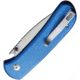 Civivi Knife Quibit 2.98'' Blue /satin Finish Button Lock